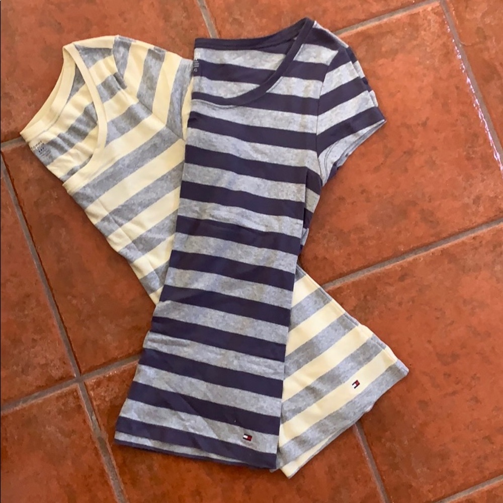 Tommy Hilfiger simple round neck T’s.